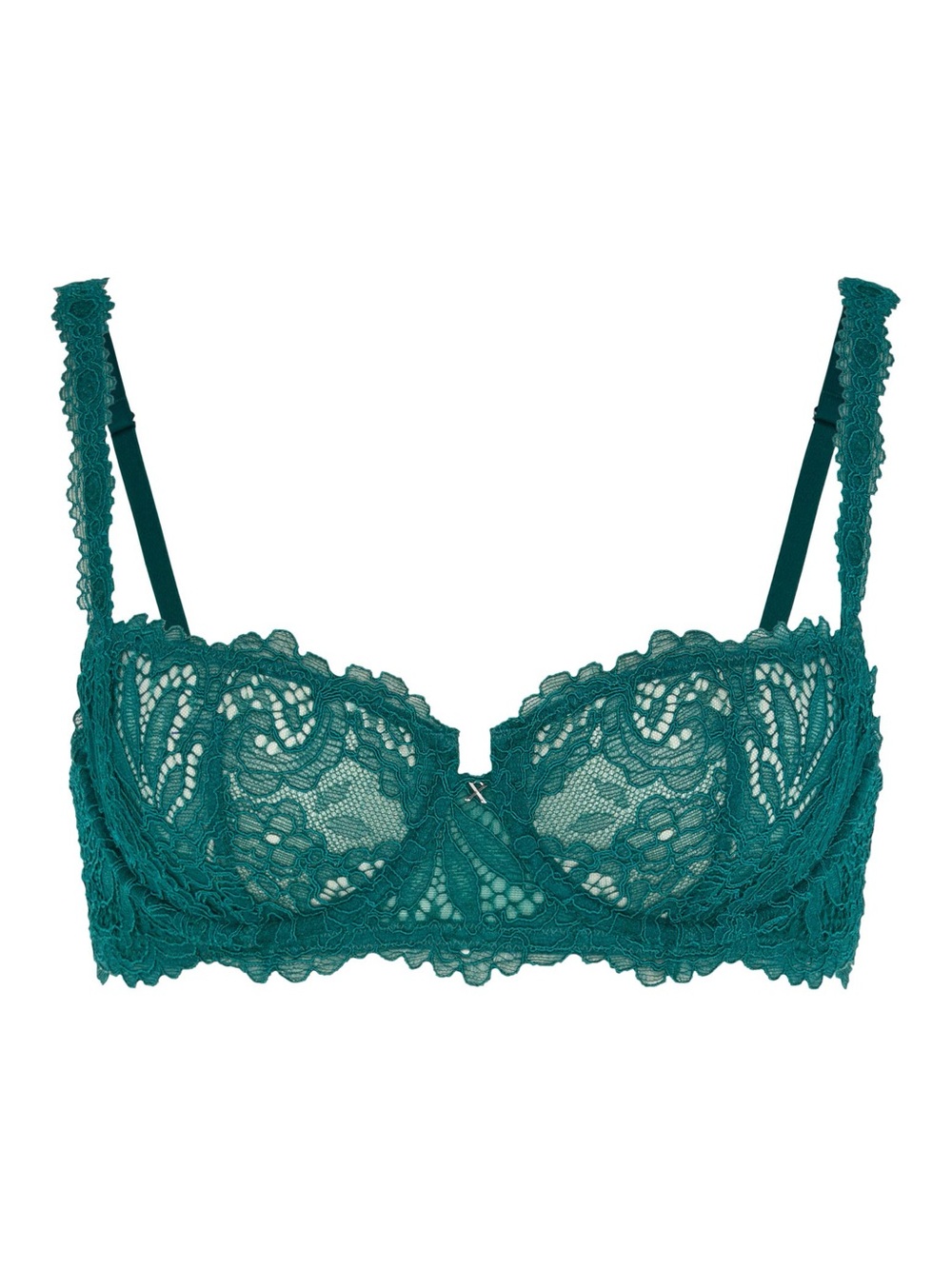 Savage X Fenty Teal Lace Bra Underwire 34DD New